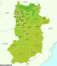 奈良県エリアマップ